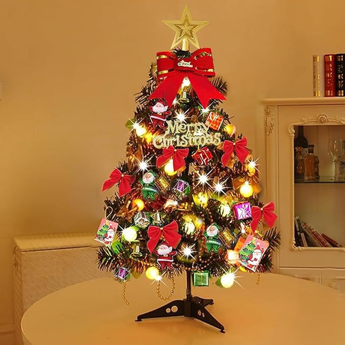 Árbol De Navidad De Mesa De 60 Cm - Mini Árbol De Pino