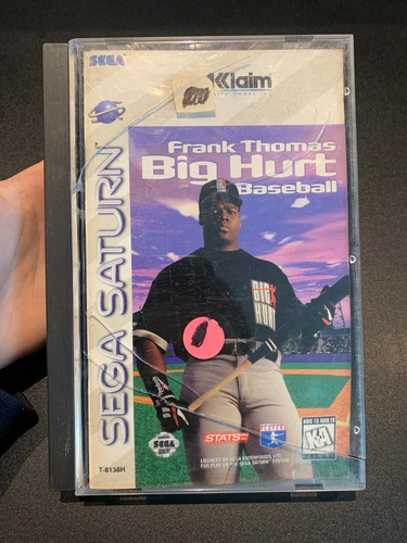 Frank Thomas Big Hurt Baseball Sega Saturn