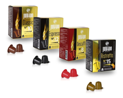 Pack Regalo Degustación 40 Cápsulas Compatibles Nespresso(r)