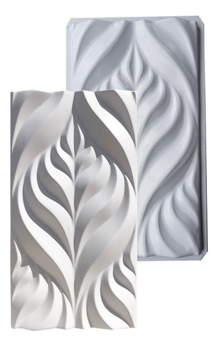 Molde para mosaico 3D, 42 x 29 cm, plástico ABS, color blanco
