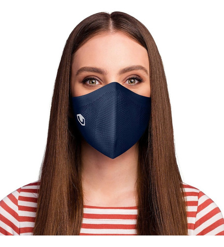 Máscaras Knit Unique Class Cor Azul-marinho Tamanho G