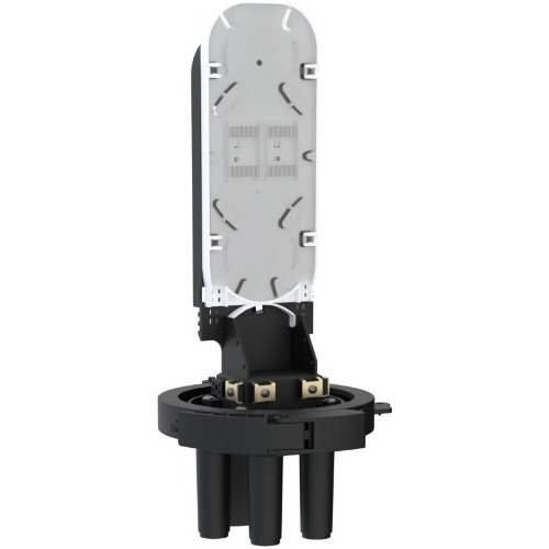 Caixa De Emenda Óptica Svt 24fo / 1 Bandeja 252mm - 2flex