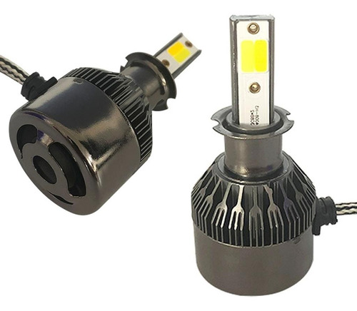 Super Led Duas Cores 3000k/6000k Farol Milha Vw Gol G2