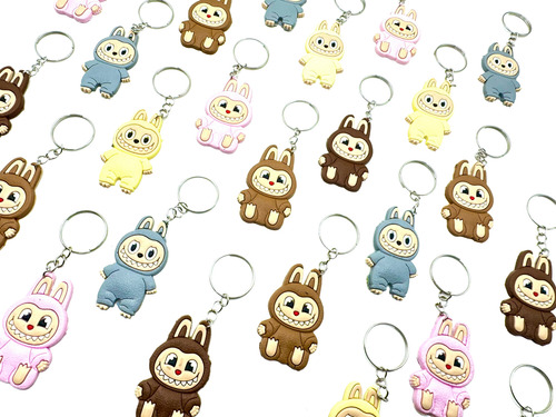 Boneco La Bubu Chaveiro Emborrachado 10peças Variadas Mimo