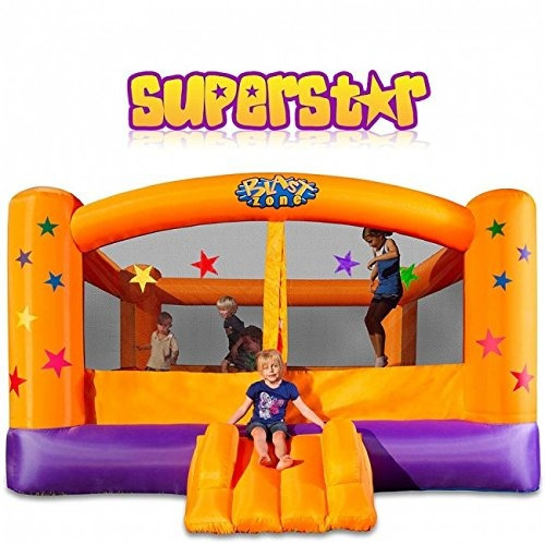 Blast Zone Superstar Inflatable Party Moonwalk Por Blast