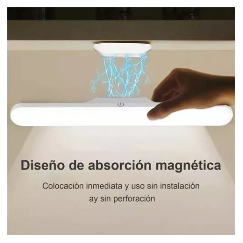 Lámpara De Escritorio Magnética 28 Leds Control Táctil Luz