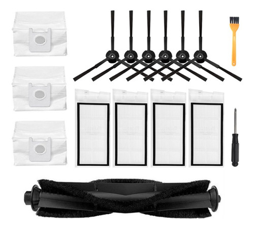 Kit De Acessórios De 16 Peças Para Aspirador De Pó Eve Robot