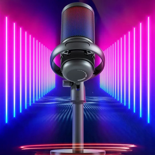 Imagen 7 de 10 de Micrófono Condenser Elefir E205 Rgb Usb Profesional Premium