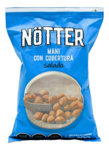 Mani Con Cobertura Salado X 200 Gr - Notter 