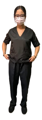 Pijama Quirurgica Antifluidos, Corte Recto Con Bolsas