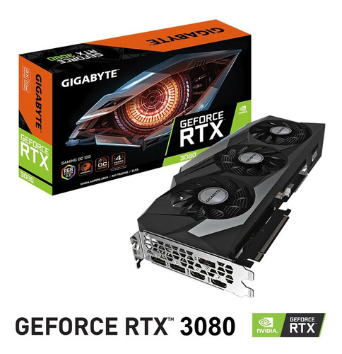 Tarjeta de video Nvidia Gigabyte Gaming GeForce RTX 30 Series RTX 3080 10GB