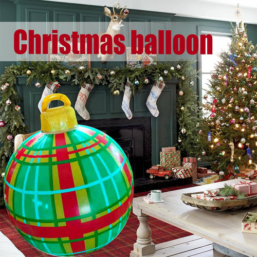 Bola Inflable De Navidad Hecha De Pvc