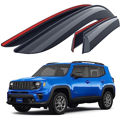 Deflectores De Ventana Laterales Irrompibles Jeep Reneg...