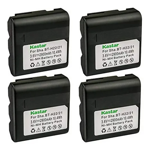 Batería Kastar 4-pack Bt- Para Sharp Vl-a