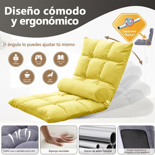 Silla Lazy Boy Silla Plegable Respaldo Ajustable Angulo