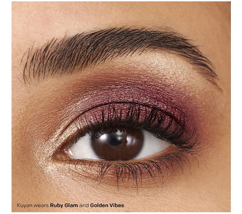 Sombra De Ojos En Crema 24h Velvet Foil Metálico Almay Color de la sombra RUBY GLAM 040