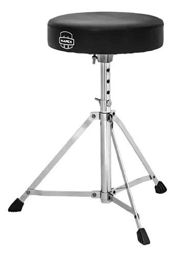 Banqueta De Bateria Mapex T200 Regulable De Patas Simples Cu Color Negro