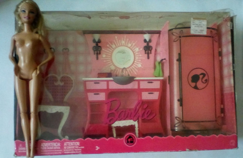 Imagen 5 de 5 de Set Juego De Baño Barbie Original