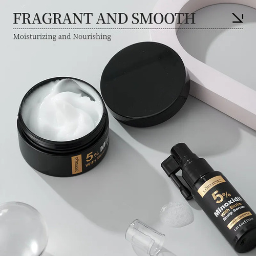Mascarilla Crema Capilar Minoxidil 5% Con Biotina Crecimient
