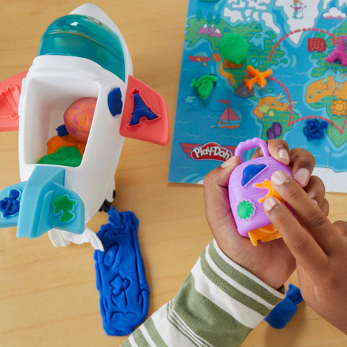 Play Doh Starters Kit Inicial Avião Explorador F8804 Hasbro