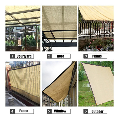 2x3 Tela Sombreamento Toldo Sombrite Garagem 90% Acabamento-