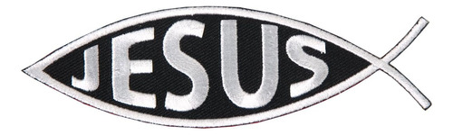 Hot Leathers Ppl9077 Jesus Inside Fish 5.0 X 2.0 In Patch  