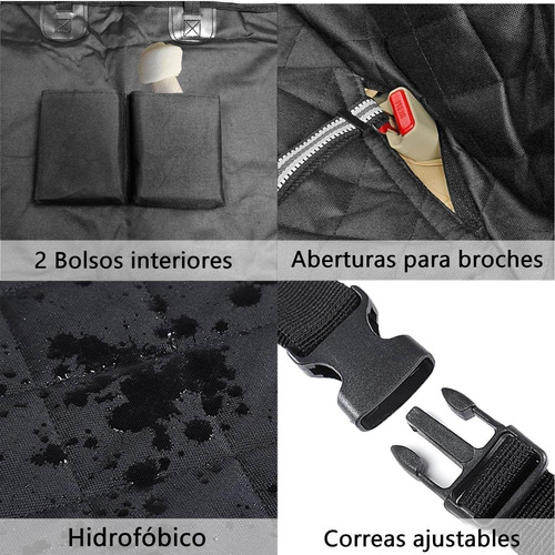 Imagen 5 de 10 de Funda Cubre Asiento Auto Mascotas Perro Impermeable Premium®