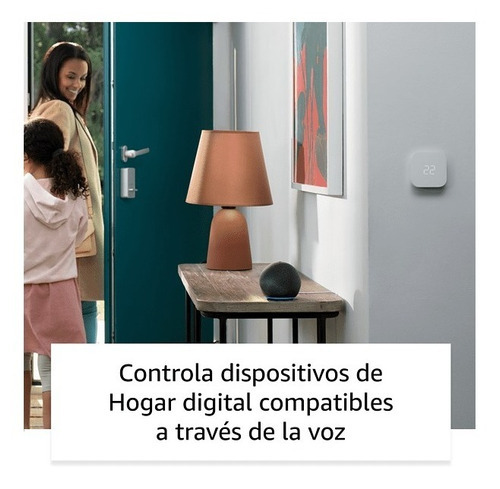 Imagen 5 de 5 de Asistente Virtual Amazon Echo Dot 5ta Gen Con Reloj Azul