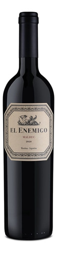 Vino El Enemigo Malbec Catena Zapata 750ml