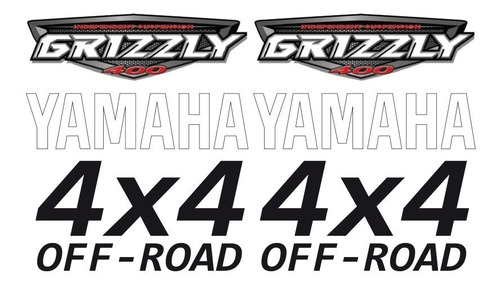 Stickers Vinil Calcomanias Yamaha Grizzly 400 Kit