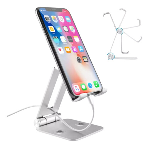 Soporte De Teléfono Y Tablet De Aluminio
