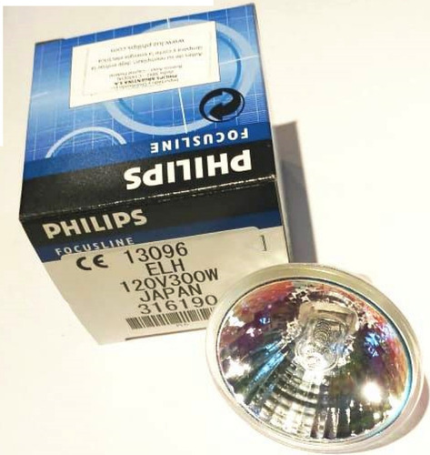 Lampra Dicroica 120v 300w   Elh Gy 5.3  13096 Philips