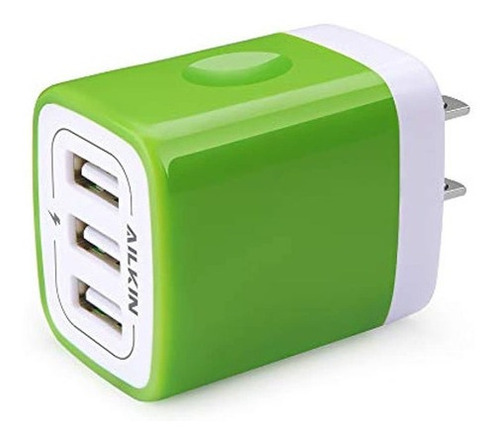 Bloque De Carga Usb, Ailkin 3.1a Adaptador De Cargador Usb R