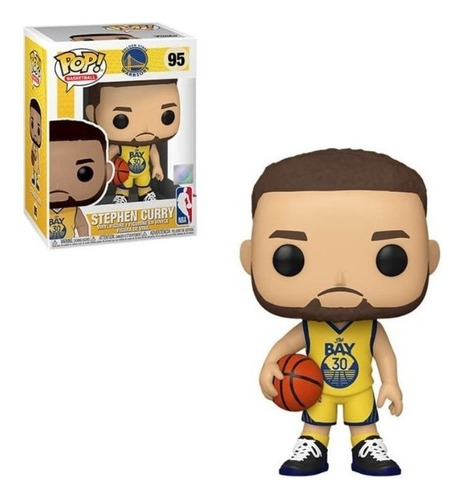 Nba Steph Curry Pop! Figura - Calidad De Cancha - Vinilo