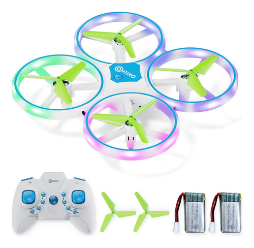 Minidron Contixo Td1 Rc Para Niños, Led, 3d Flip, Cuadricópt
