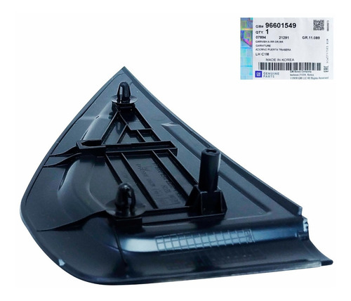 Imagen 5 de 10 de Tapa Externa Puerta Trasera Izquierda Spark 2012 2013 2014