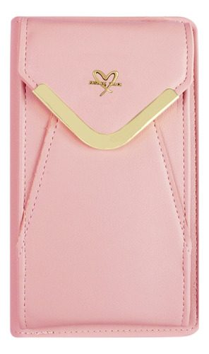Bolsa Para Dama Crossbody Juvenil Elegante Porta Celular Mp- Color Rosa - Pk Ccg-11