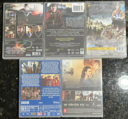 Dvd Box As Aventuras De Merlin As 5 Temporadas