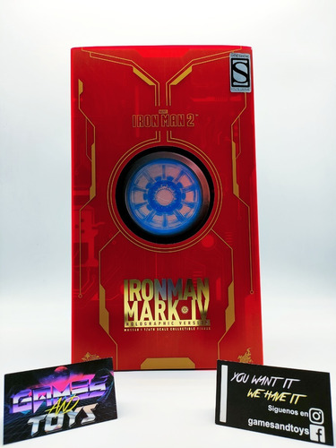 Hot Toys Iron Man Mk.iv Holographic Version 1/6 - Iron Man 2