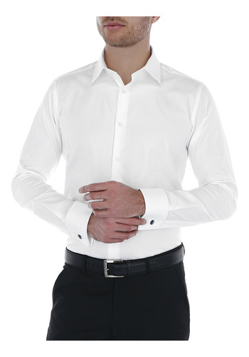 Camisa Business Casual De Algodón Scappino 737