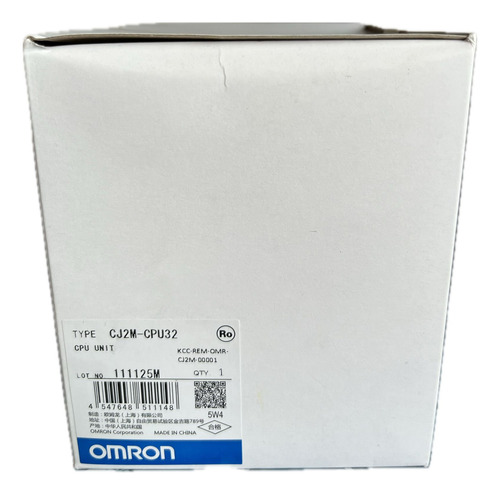 Plc Cj2m-cpu32 Omron Ethernet/ip Tcp/ip, Usb 30k 2560 E/s
