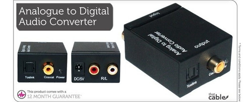 Imagen 2 de 8 de Conversor Audio De Optico A Rca ( Digital A Analogico)