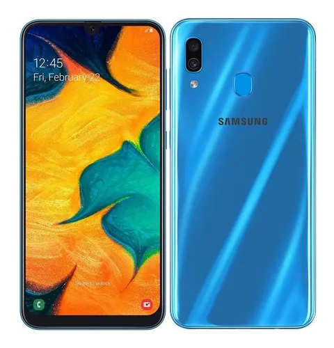 Samsung Galaxy A30 64 Gb Azul Nuevos Y Sellados