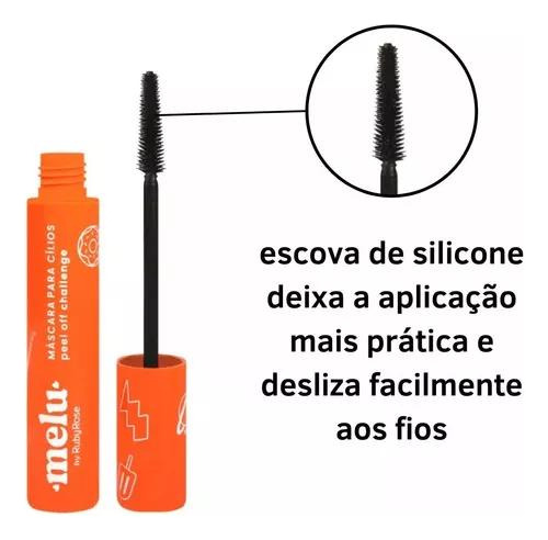 Mascara Cílios Challenge Alongamento Melu Ruby Rose Laranja