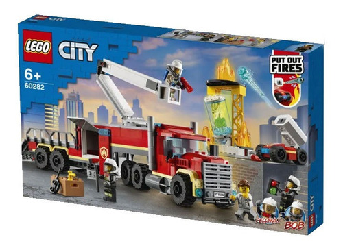 Imagem 1 de 2 de Lego City Unidade De Controle De Incêndios 380 Peças 60282