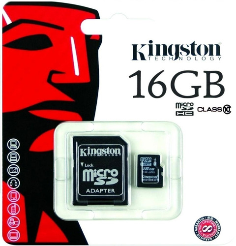 Memoria Kingston Micro Sd 16gb Clase 4 Tarjeta Memory Usb