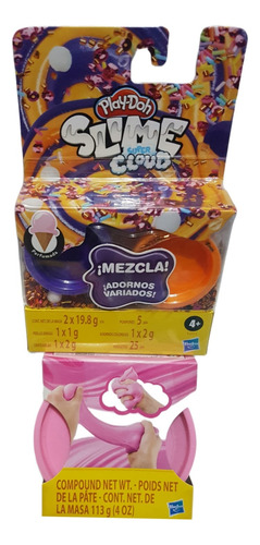 Slime Play Doh Pack De 2 Piezas Alazar Super Cloud