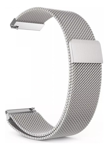 Pulseira Magnética Xiaomi Redmi Watch, Mibro Lite Prata 20mm