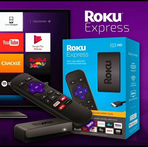 Roku Express Tv Hd Streaming Netflix Youtube Smart Tv