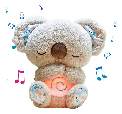 Un Koala De Peluche Que Respira Con Sonido Para Dormir Y Rel